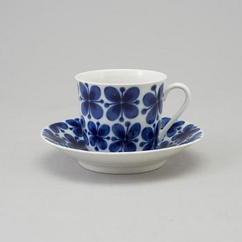MARIANNE WESTMAN, kaffeservis 15 delar , porslin, "Mon amie" Rörstrand, 1960-tal.