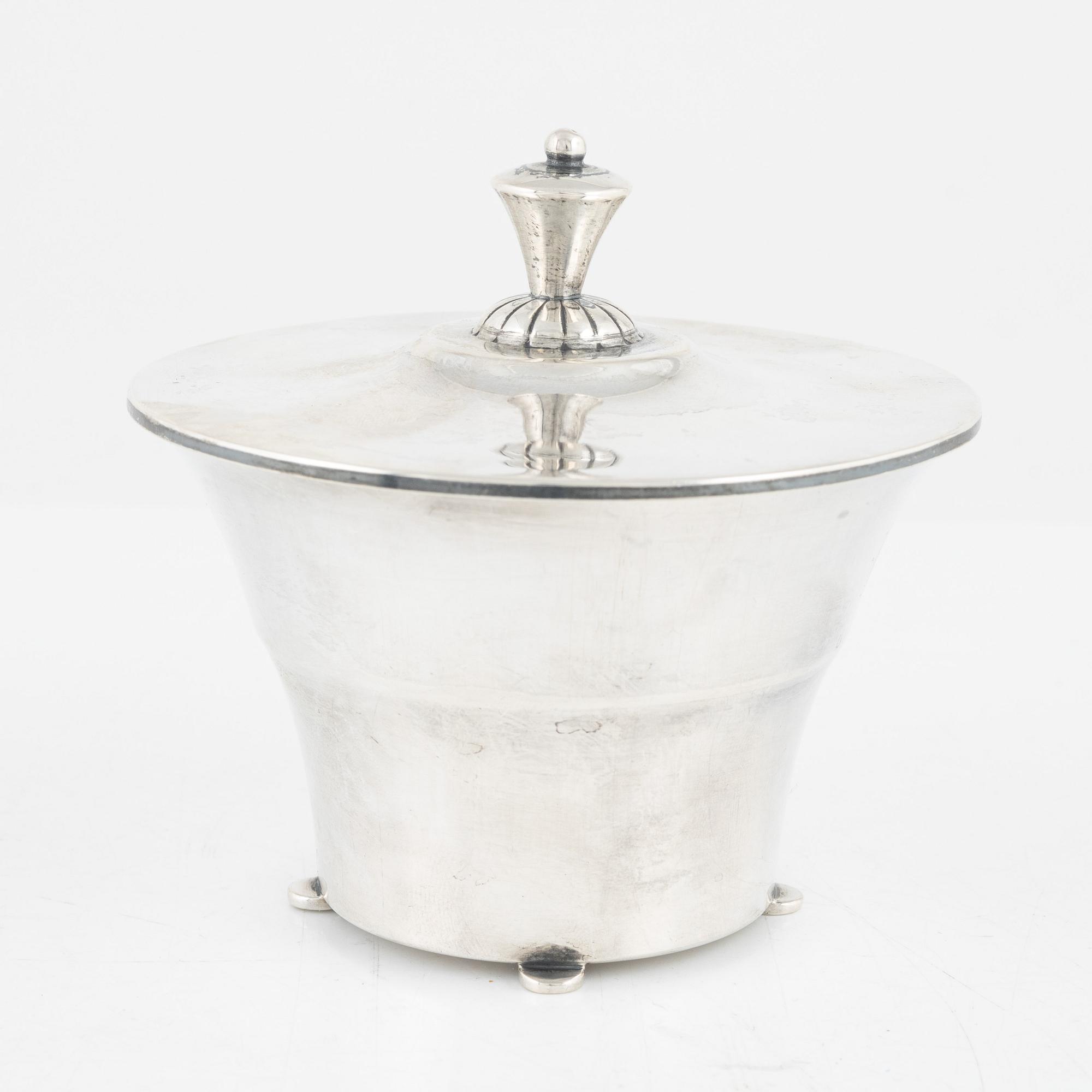 GAB, a Silver Bomboniere, 'Swedish Grace', Stockholm 1929.