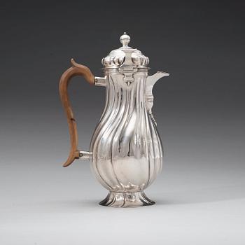 KAFFEKANNA, av Johan Christoph Engelbrecht, Augsburg 1749-1751.