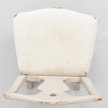 A pair of Rococo-style chairs, 20th century.