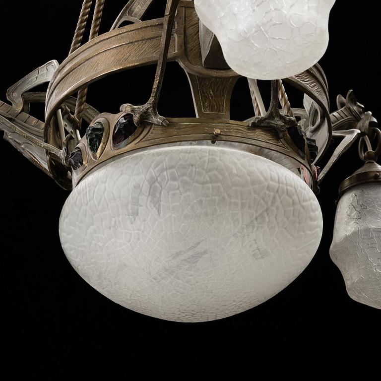 TAKLAMPA, jugend, tidigt 1900-tal.