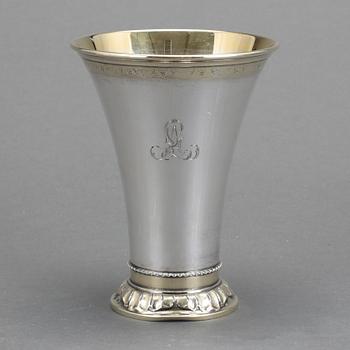 POKAL, silver, GAB, Stockholm, 1947. Vikt 132 gram.