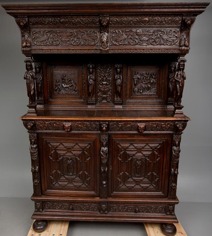 SKÅP, barock/barockstil, daterad 1609.