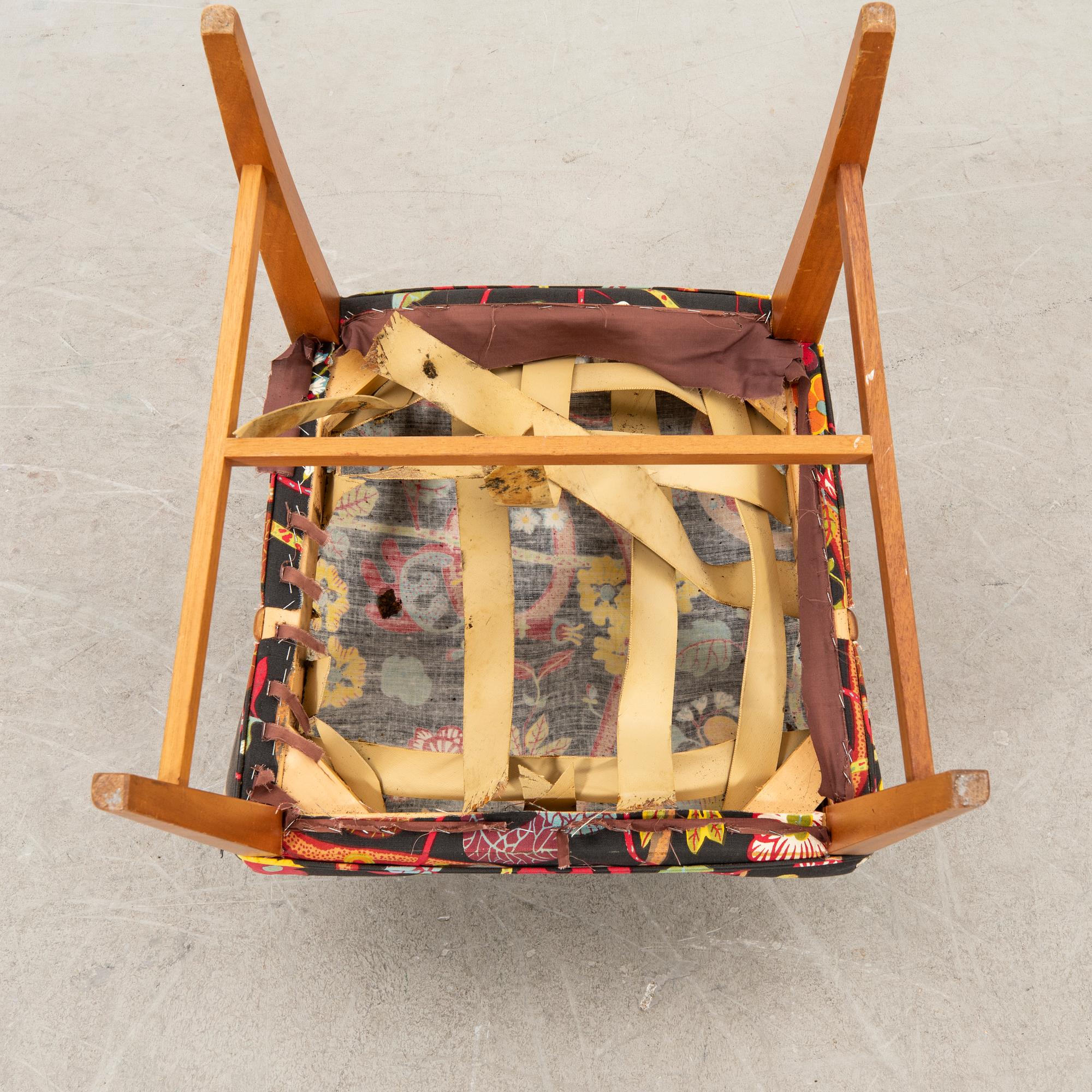 Josef Frank, armchair, model 695 for Firma Svenskt Tenn.