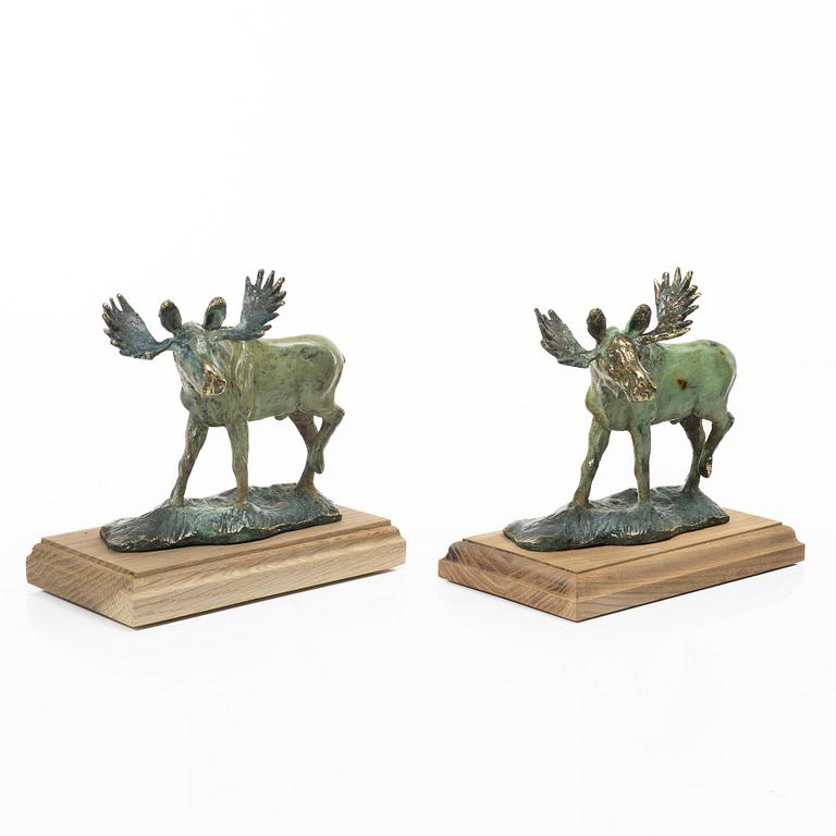 Torbjörn Forsberg, Moose bulls, 2 pcs.