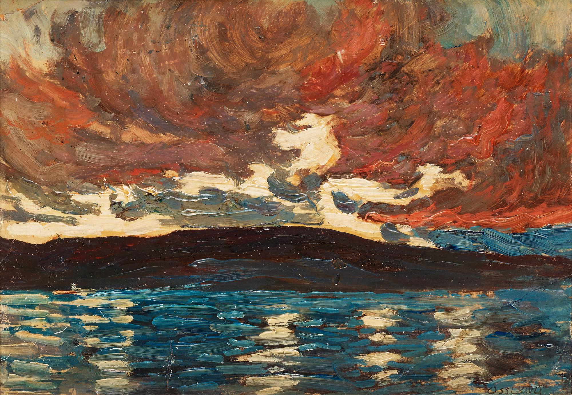Helmer Osslund, Oväder i antågande.