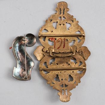 PARTI CLOISONNÉ, 10 st, orientaliska, 1900-tal.
