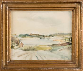 RABBE ENCKELL, water color, signed and dated -31.