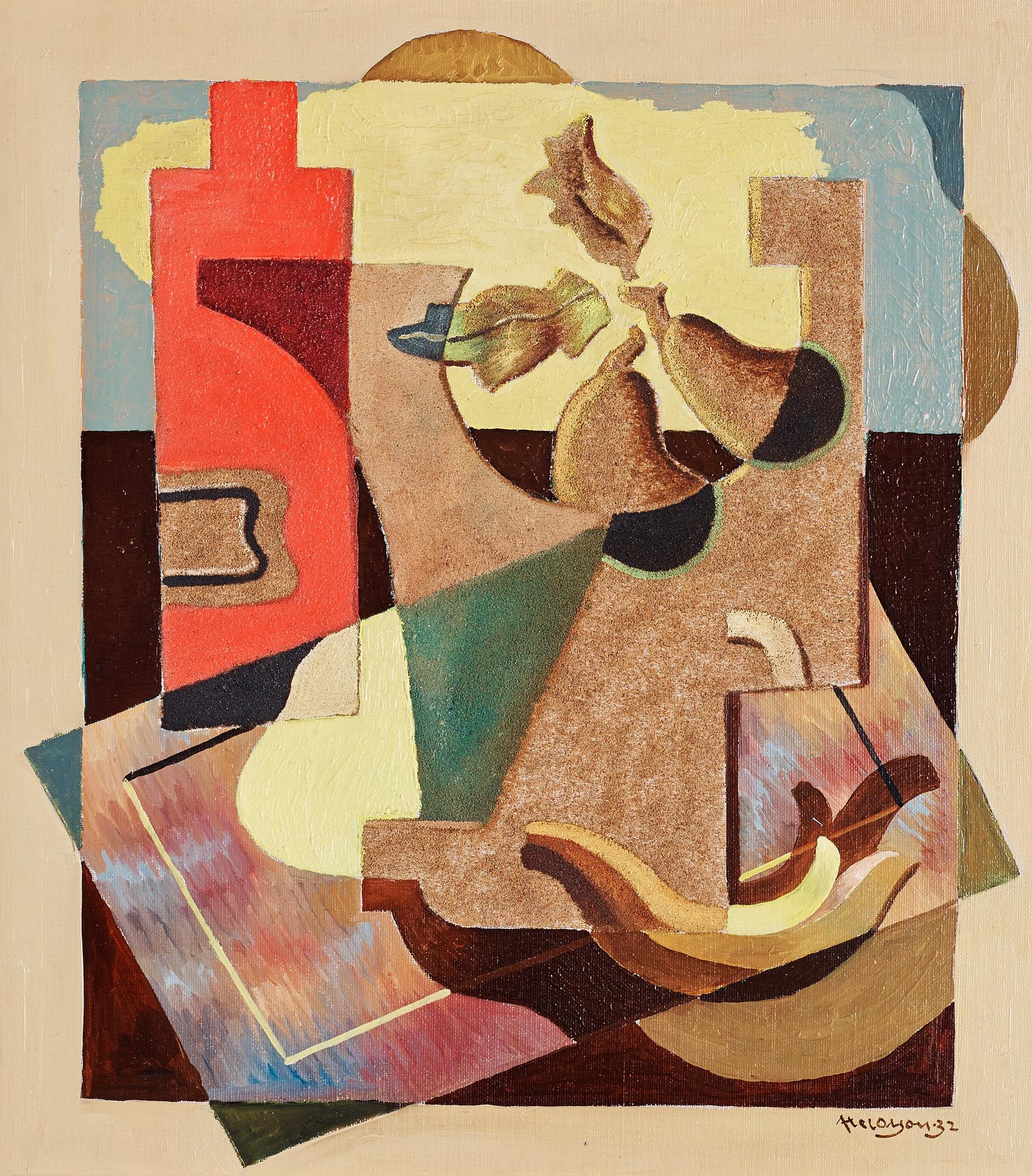 Axel Olson, Abstract still life.