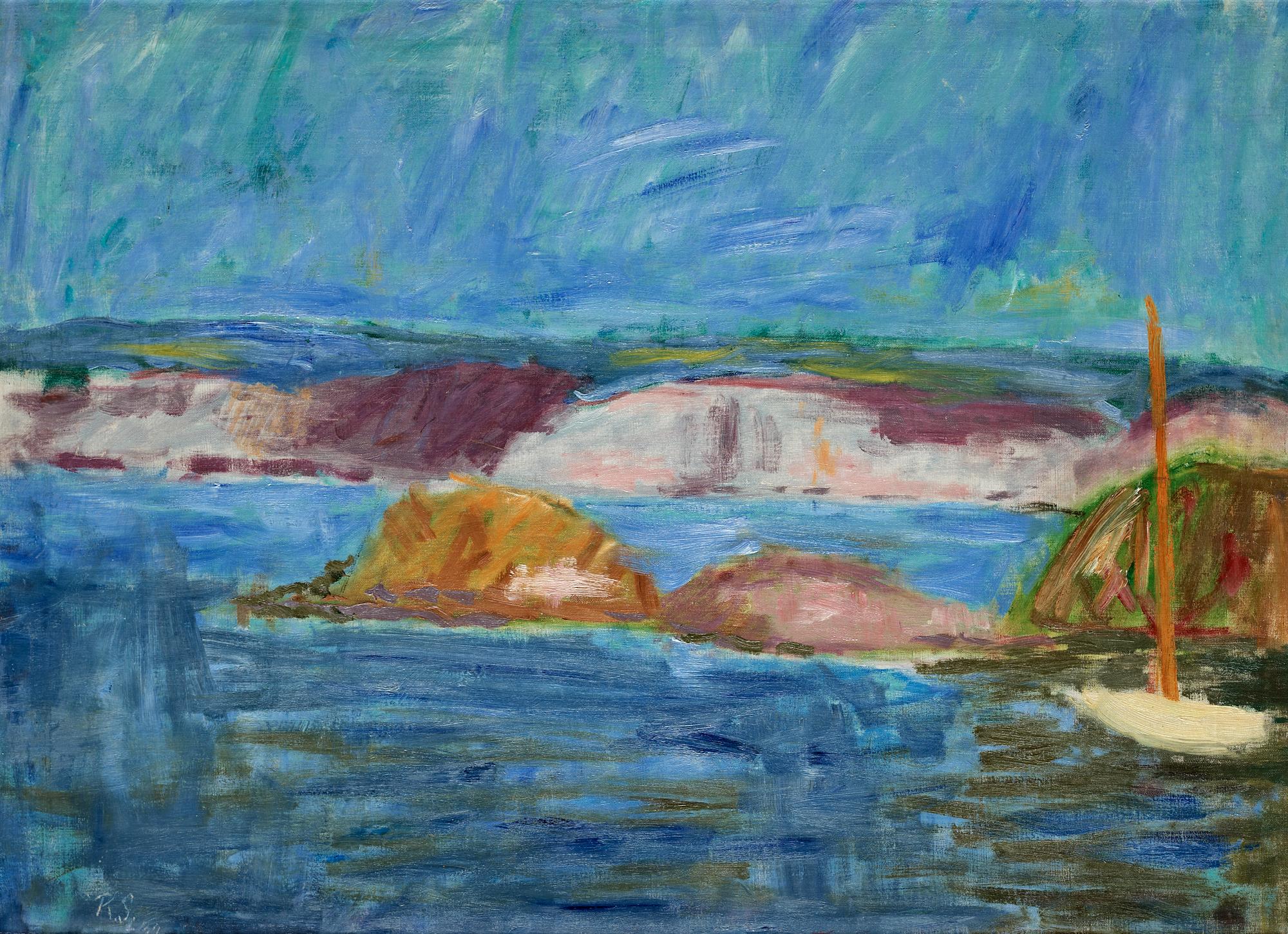 Ragnar Sandberg, Summer evening in Bohuslän, Sweden.