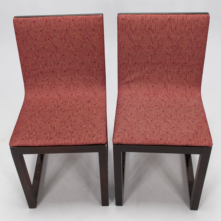 Werner West, Six chairs for Keravan Puusepäntehdas, Stockmann. Designed 1933.