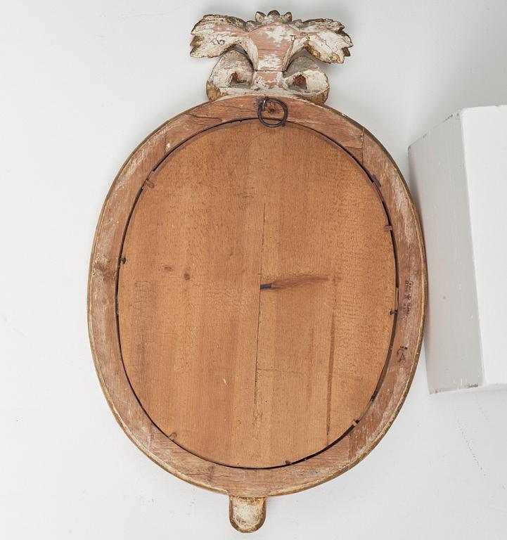 SPEGELLAMPETTER, för två ljus, ett par, av Johan Åkerblad (mästare i Stockholm 1758-1799), gustavianska.