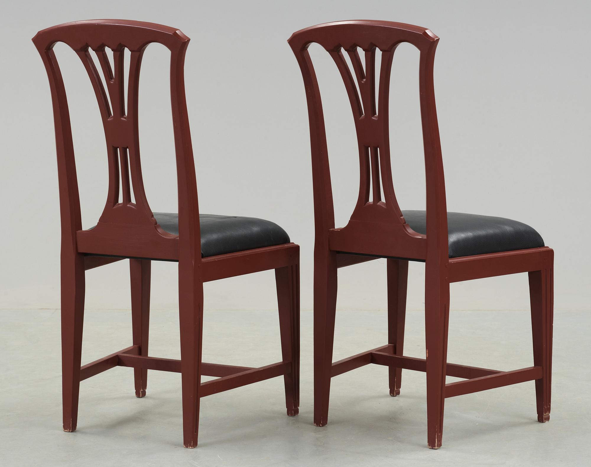 STOLAR, ett par, gustaviansk stil, "Fresta", IKEAs 1700-talsserie, 1990-tal.
