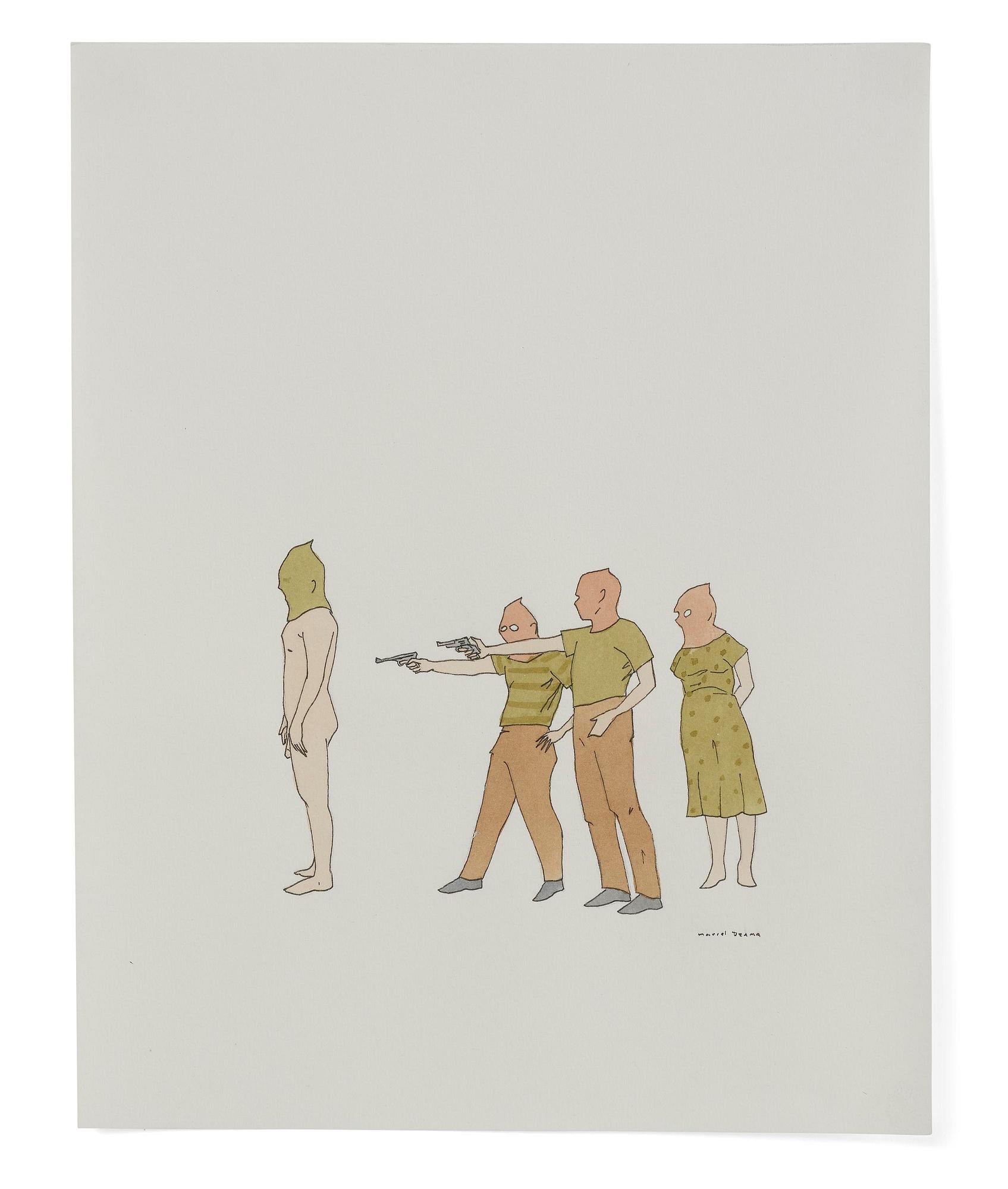 Marcel Dzama, "Water Cooler".