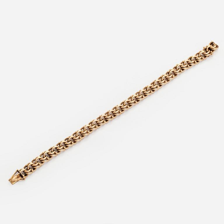 A 14K gold bracelet, Westerback Helsinki 1960.