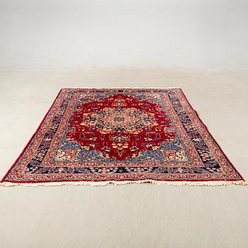 Oriental rug, old, approx. 294x190 cm.