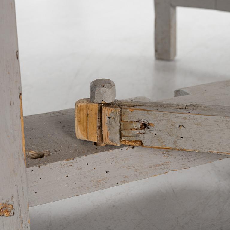 A 19th century gate-leg table.