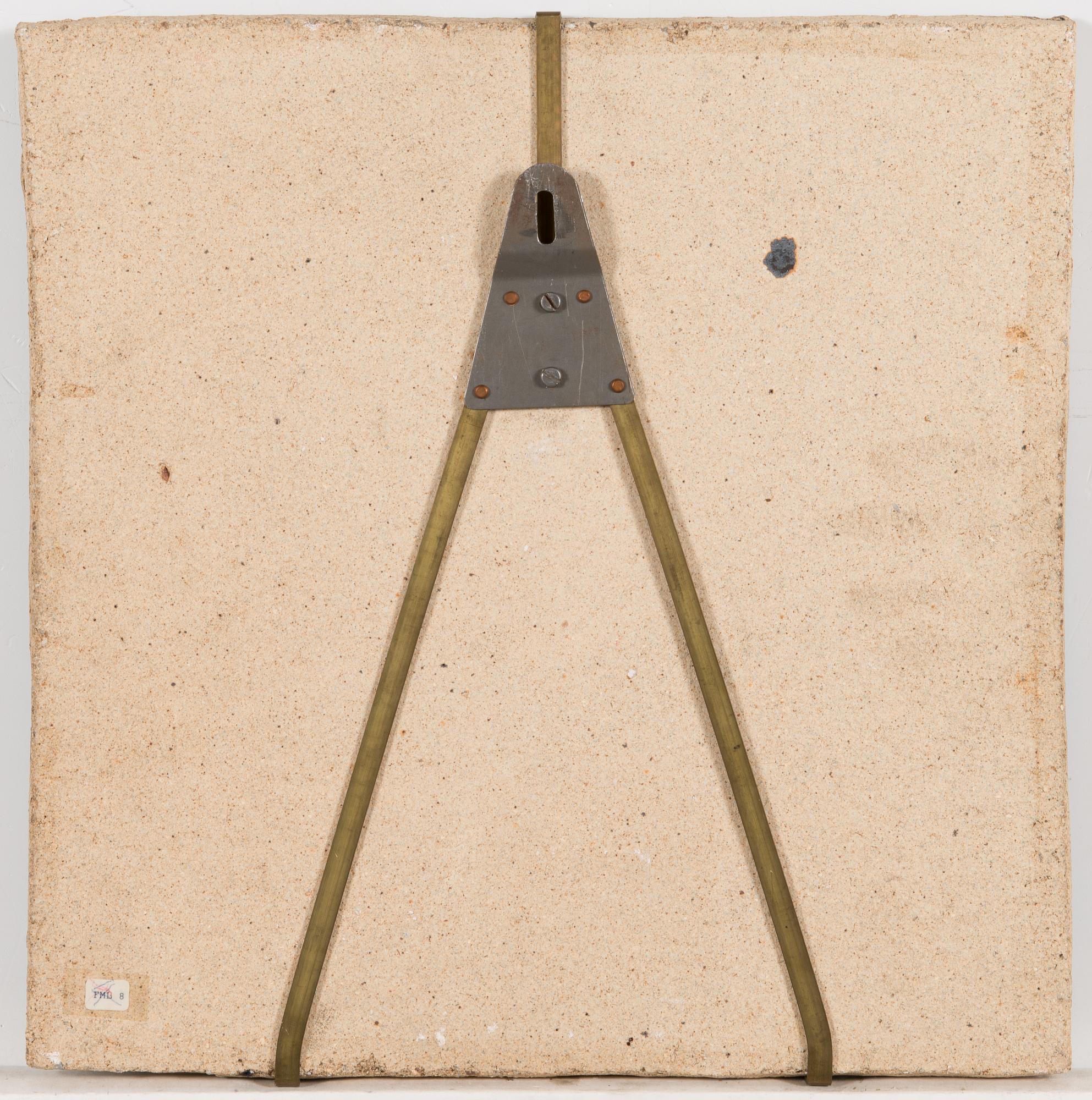 Francesca Mascitti-Lindh,, A stoneware relief, signed F. Lindh Arabia.