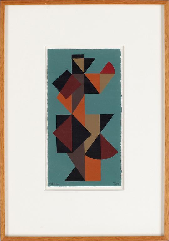 C GÖRAN KARLSSON, 3 st, färgserigrafier, monogramsignerade, numrerade 52 resp 71/100 samt 143/200.