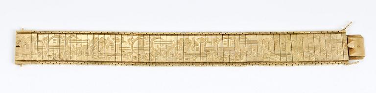 ARMBAND, 18K guld, 32,76 gram.