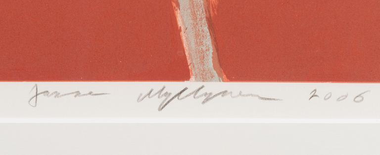 JANNE MYLLYNEN, litografi, signerad, numrerad 24/70.