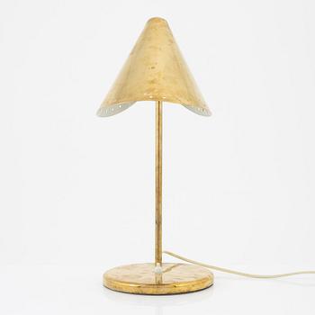 A Finnish brass table light, mid 20th Century.