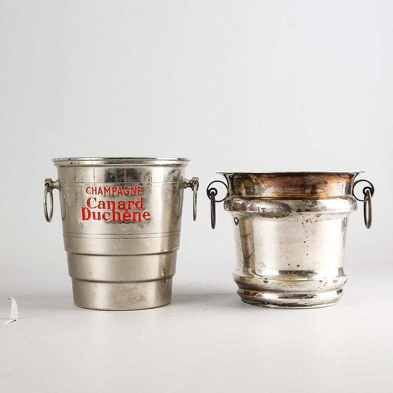 A set of two French champagne coolers first half of the 20th century.