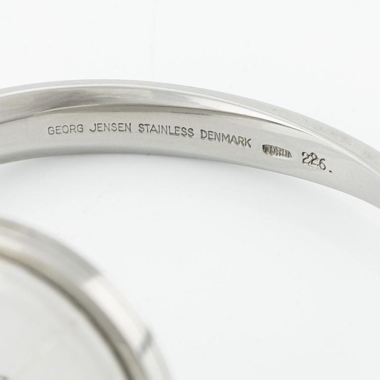 Georg Jensen, L.U.Chopard & Cie, designed by Torun Bülow, wristwatch, 33 mm.