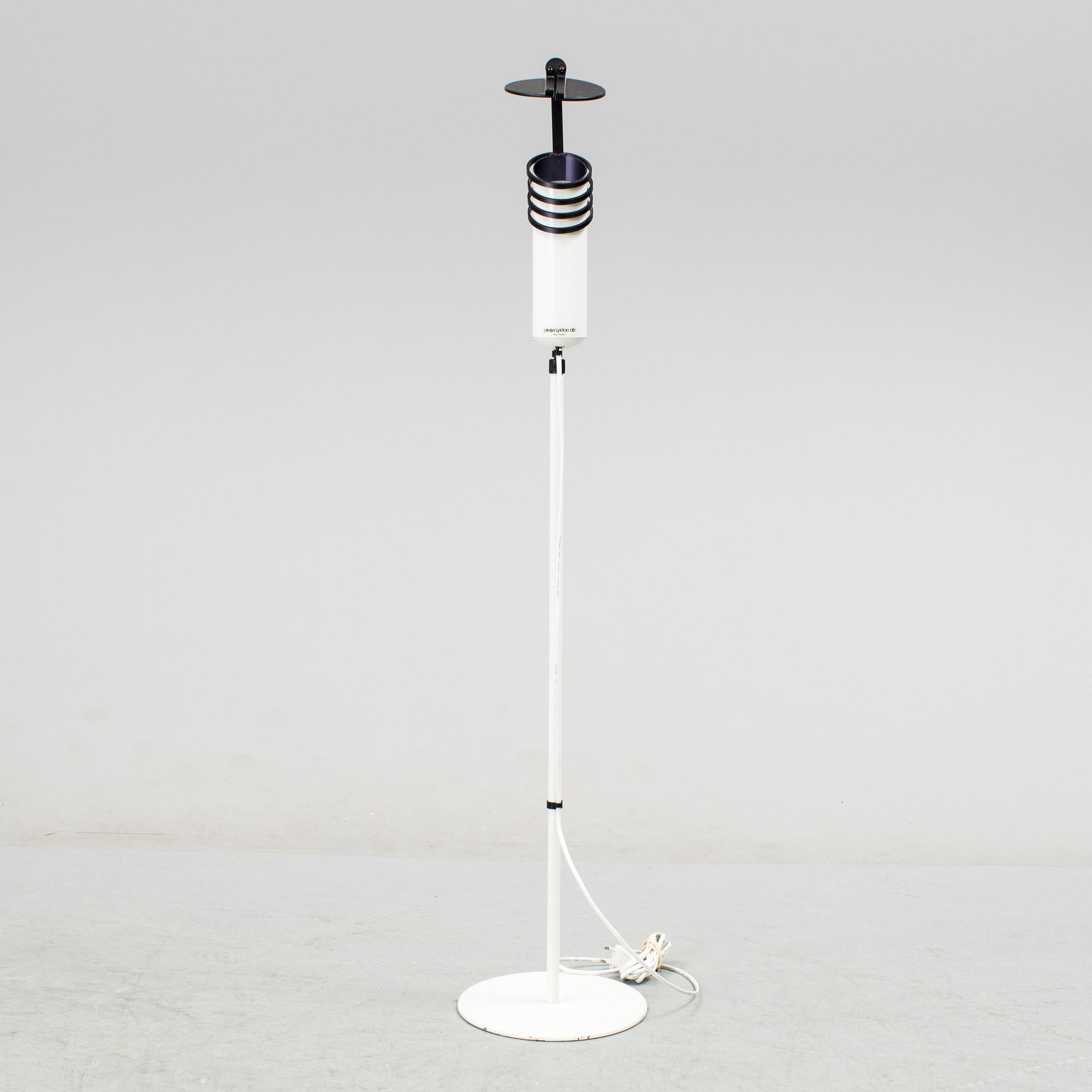 A floor lamp, "Skarabé" Ateljé Lyktan, Sweden. 20 th century.