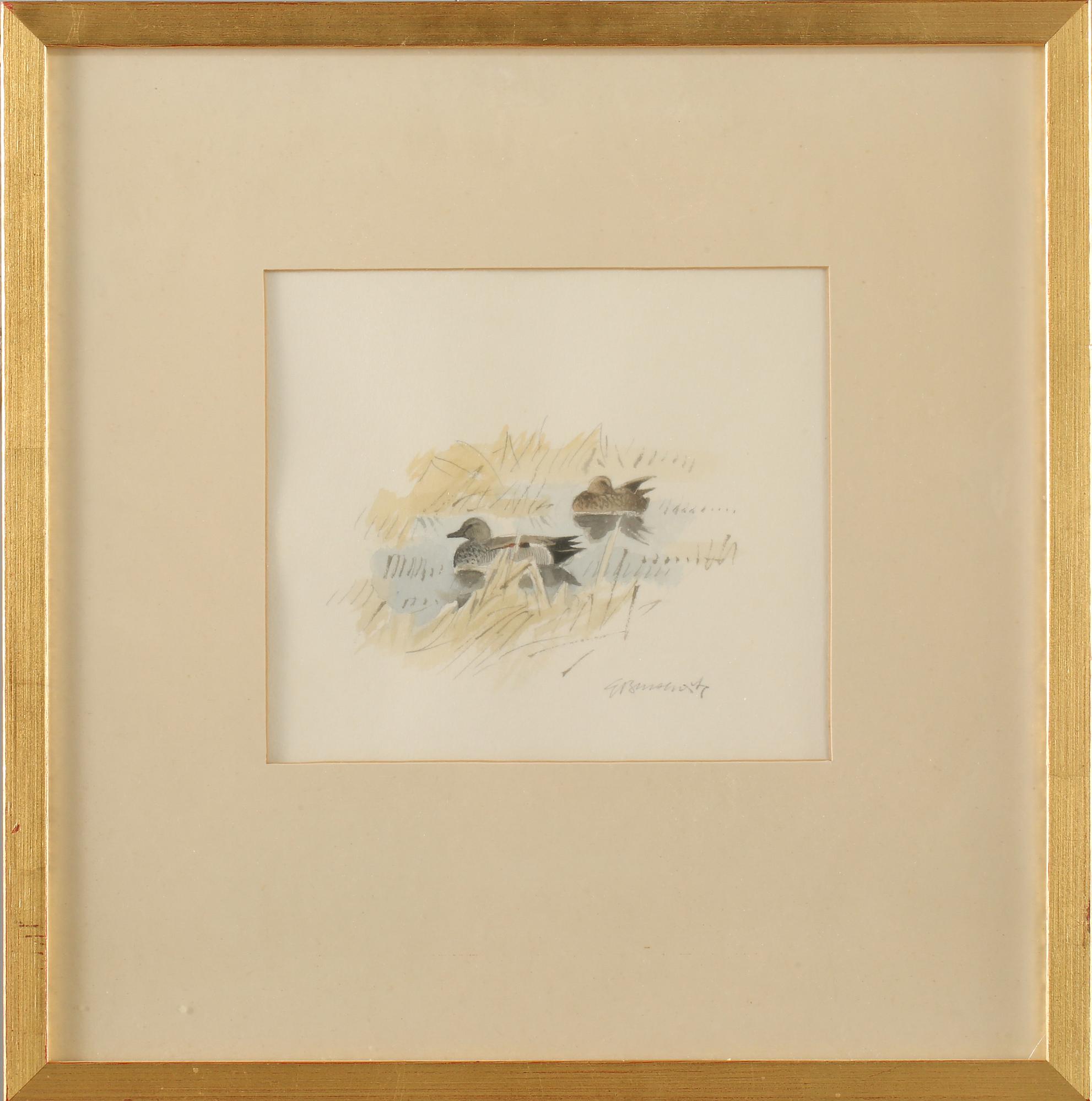 GUNNAR BRUSEWITZ, blandteknik, signerad.