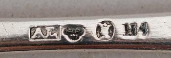 BORSTE med silverskaft, Stockholm 1838.