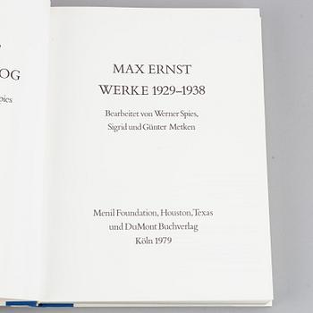 BOOKS, 3 volumes. Max Ernst/Werner Spies.