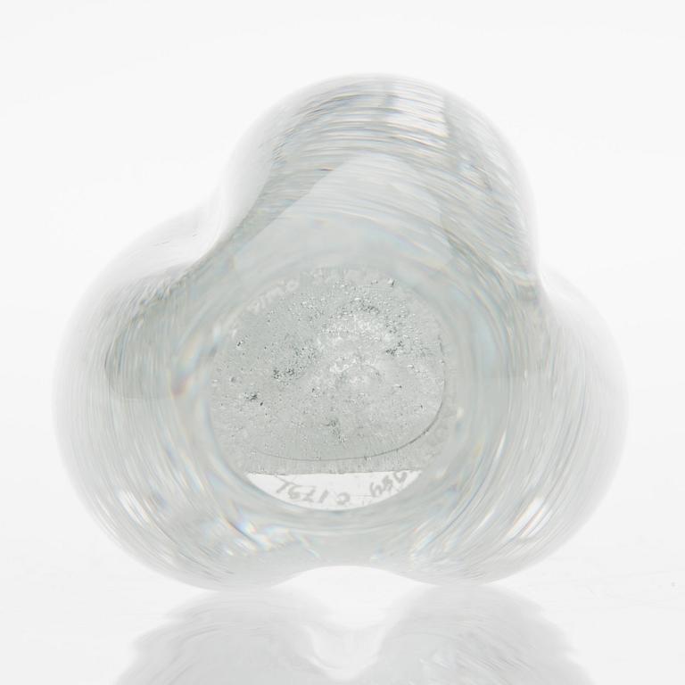 TIMO SARPANEVA, GLASSKULPTUR. Claritas. Sign. Timo Sarpaneva, Iittala 1984, C1751.