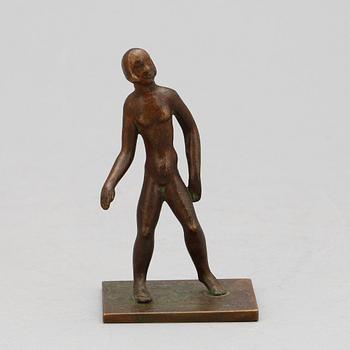 NILS FOUGSTEDT, skulptur, brons. Signerad.