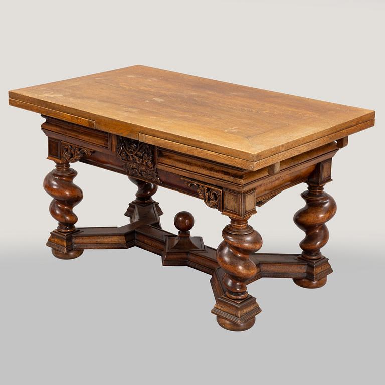 A Baroque style table with older parts.