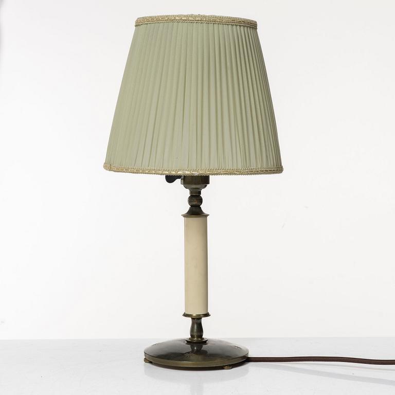 Harald Notini, a table lamp model "6930", Arvid Böhlmarks Lampfabrik, Stockholm, 1920s-30s.