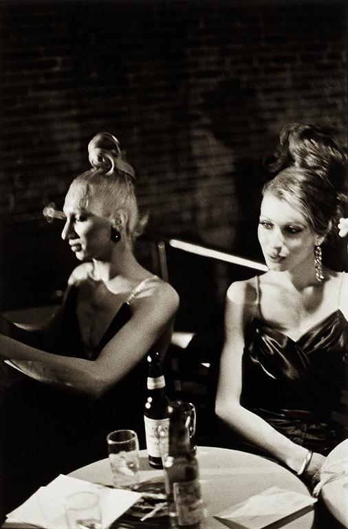 Nan Goldin, "Marlene and Naomi on the Balcony, Boston 1972".