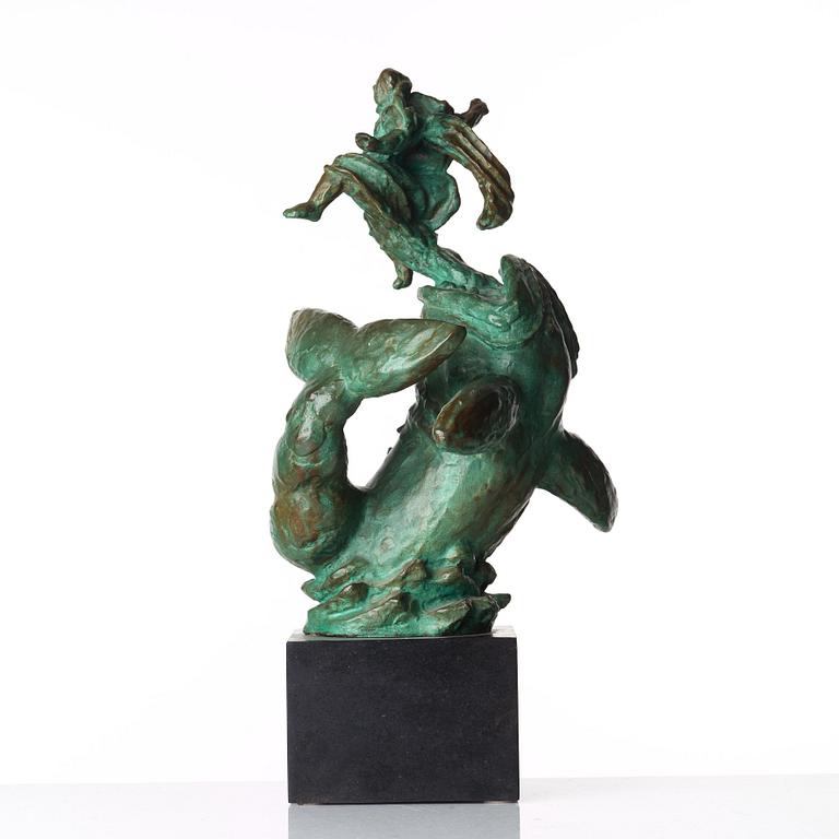 Carl Milles, "Jona och valfisken" (= Jonah and the whale).