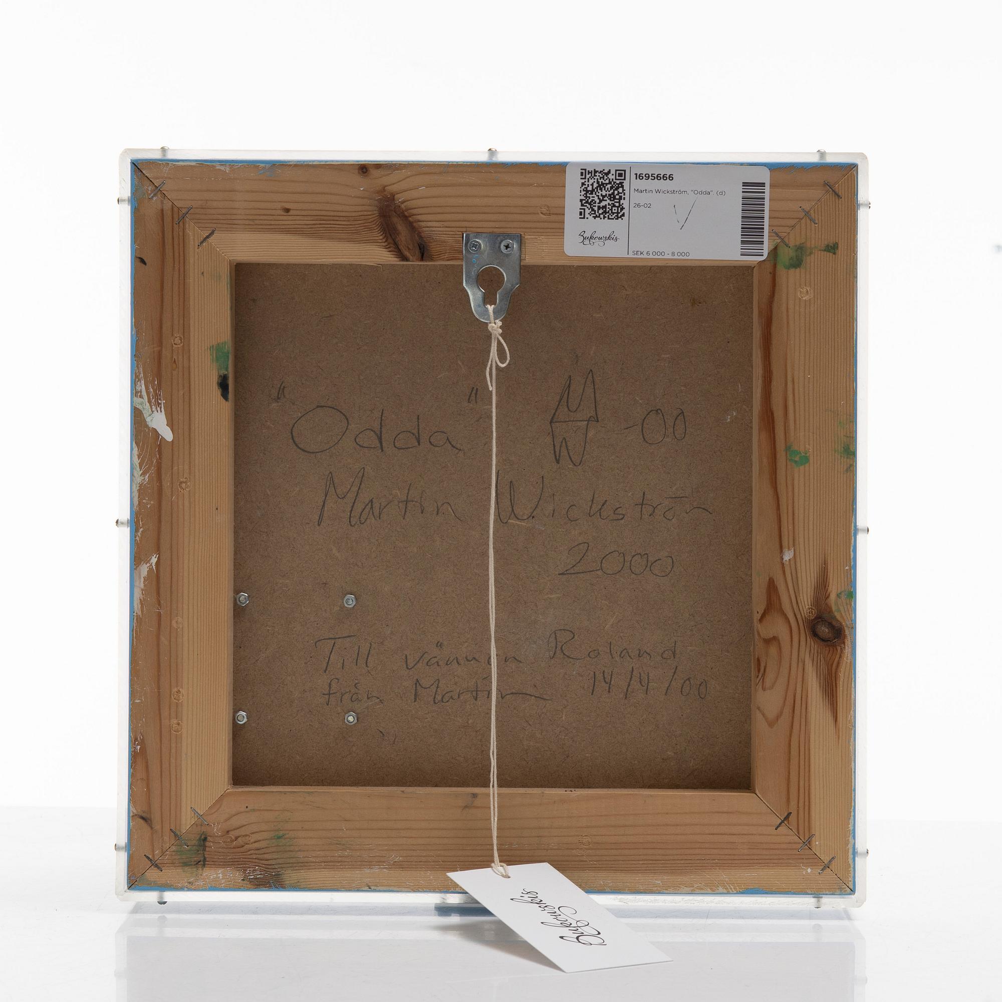 Martin Wickström, "Odda".