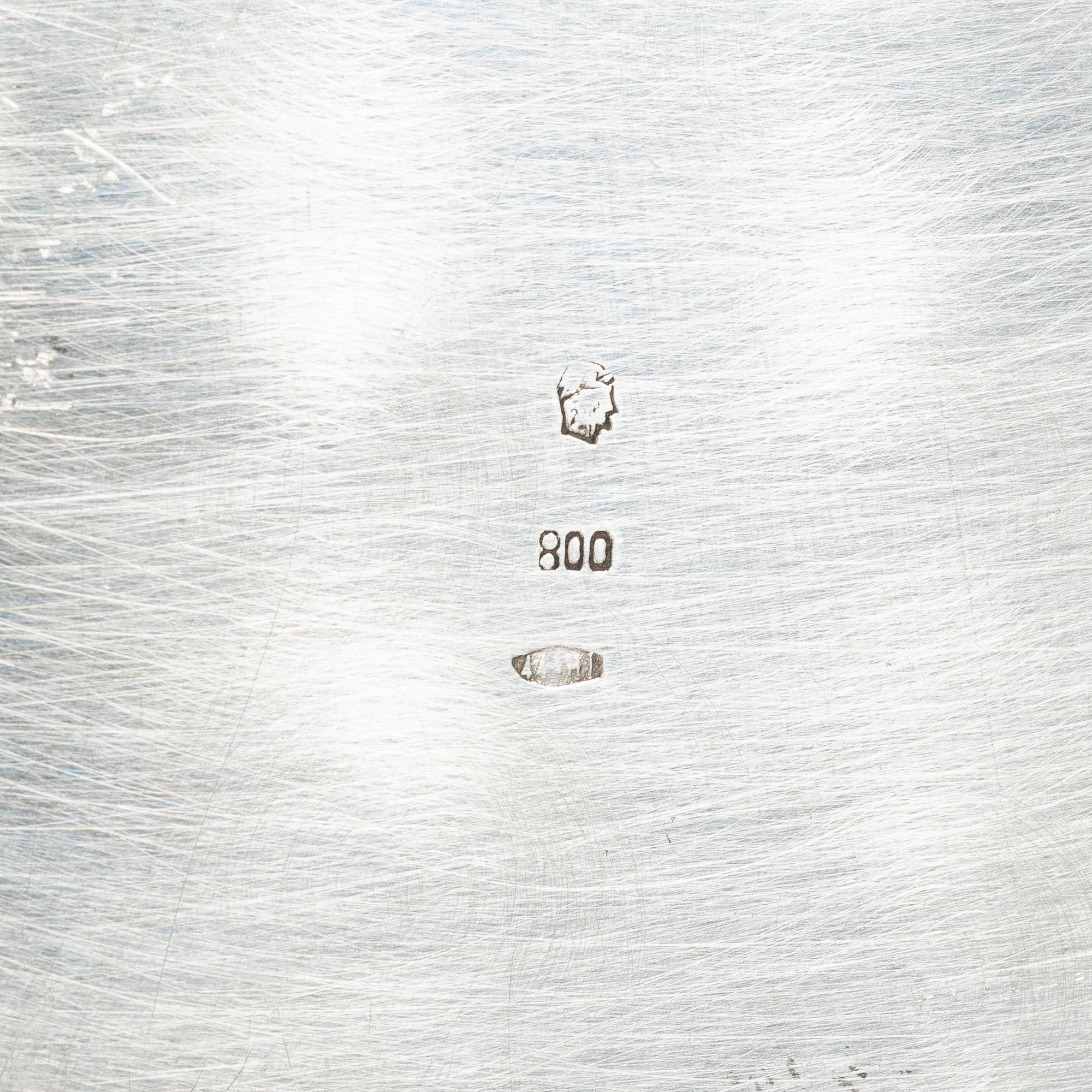 Bowl, silver, Italy, mid-20th century.