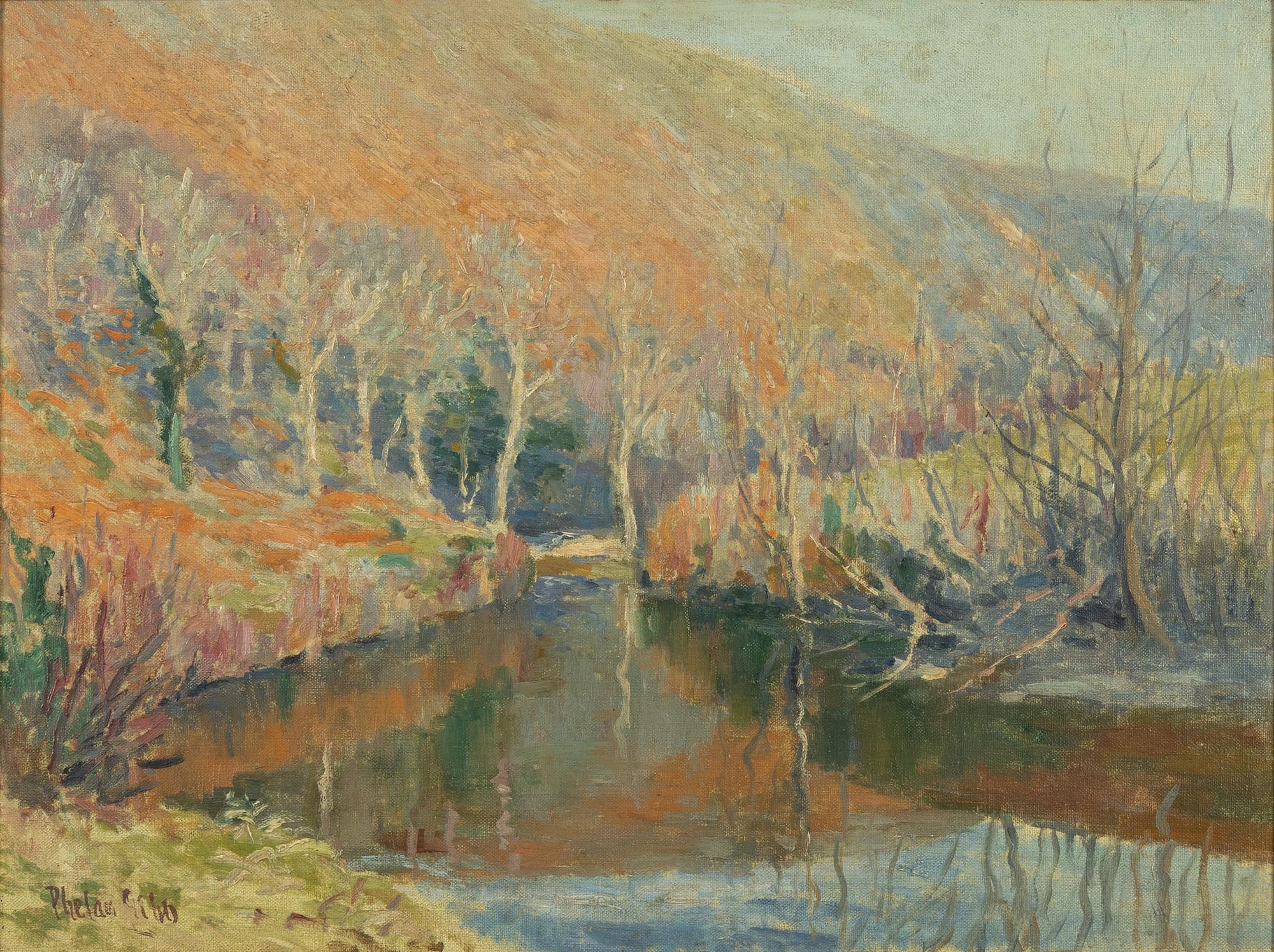 Phelan Gibb, oil on canvas, signed.