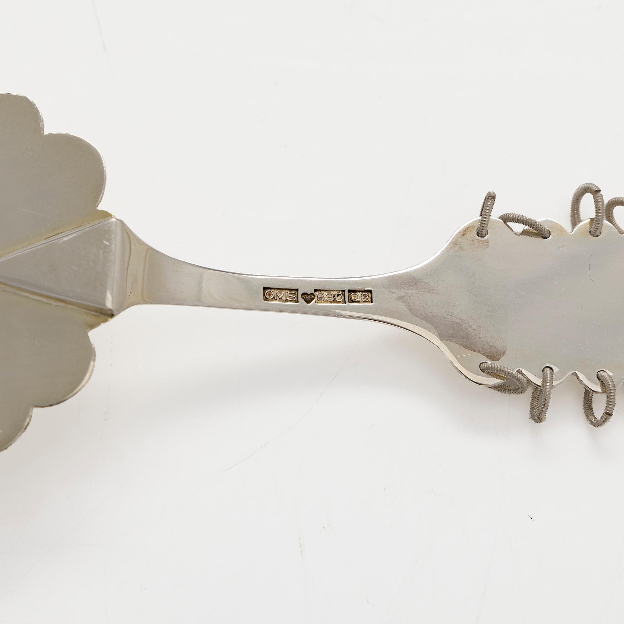 A 17-piece set of silver cutlery, Tornio and Turku, 1993 and 1984.
