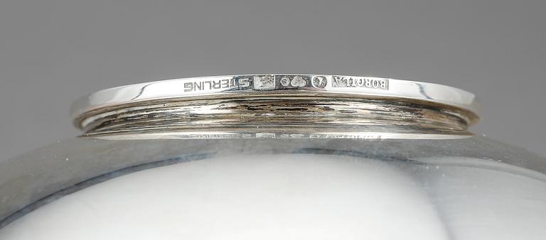 SKÅL, silver, Borgila, Stockholm, 1965. Vikt ca 240 gram.