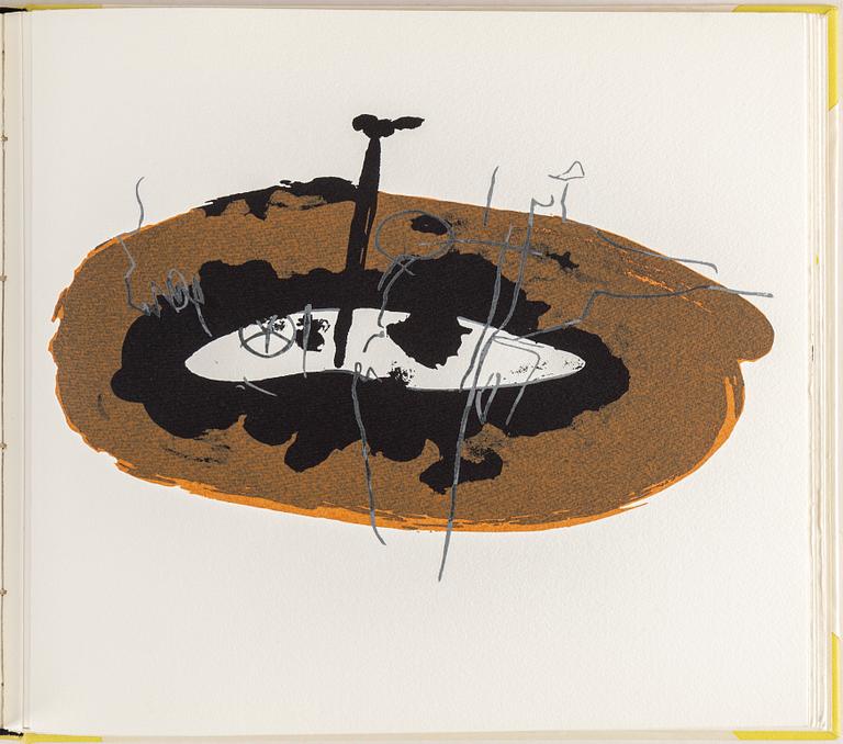 LAGE LINDELL, bok bestående av 22 bilder tryckta i silk-screen. Bok signerad Lage Lindell och numrerad 28/100 i blyerts.