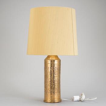 BORDSLAMPA, keramik, Italien, för Bergboms. 1900-talets mitt.