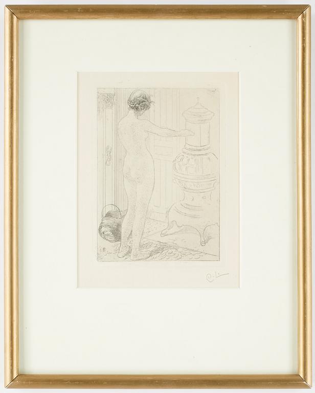 "The model by the stove"".