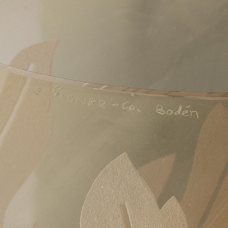 Carl Erik Bodén, ceiling light, Swedish Modern, Glössner, 1940s/50s.