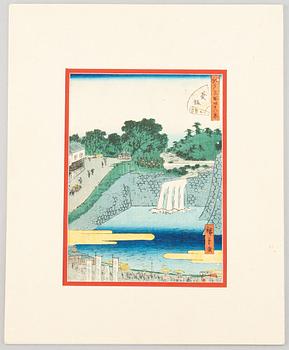 Ando Utagawa Hiroshige II, efter, färgträsnitt. Japan, tidigt 1900-tal.