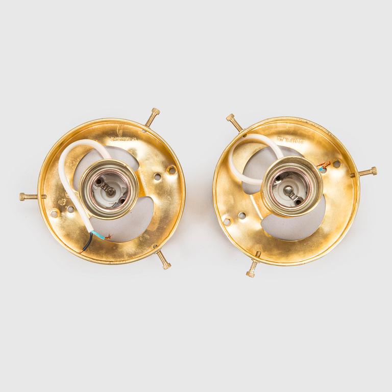 Paavo Tynell, katto-/ seinävalaisimia, 2 kpl, malli 2008, Taito 1930-luku.