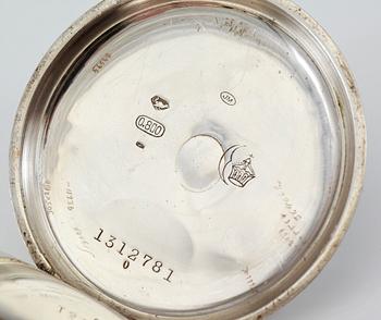 FICKUR, 3 st, silver och nickel, 1900-talets första hälft.
